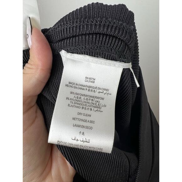 Herve Leger Long Sleeve Sequin Bandage Dress Size XS Candice Off Shoulder Gray - Picture 8 of 12